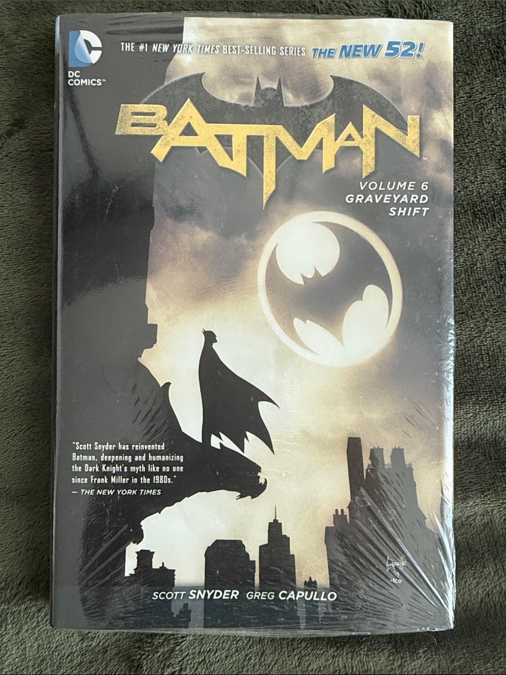 DC Comics Batman Hardcover in Black and Gold